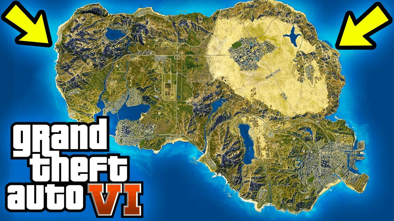 GTA 6 Map - Speculation Fan Map by AvatarSD (Full Image 3MB) : r